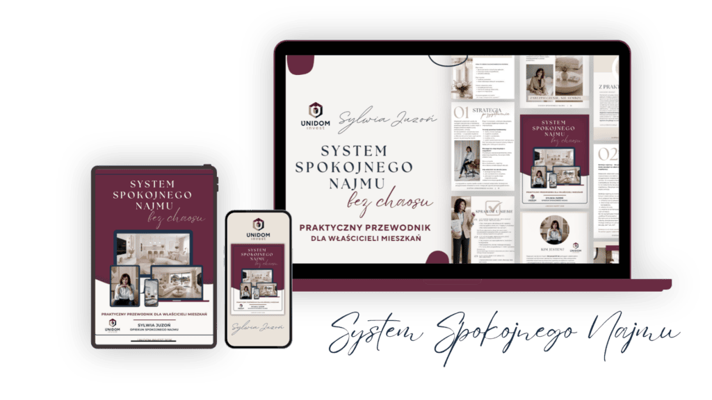system spokojnego najmu sylwia juzoń ebook + konsultacja zarządzanie najmem Śląsk