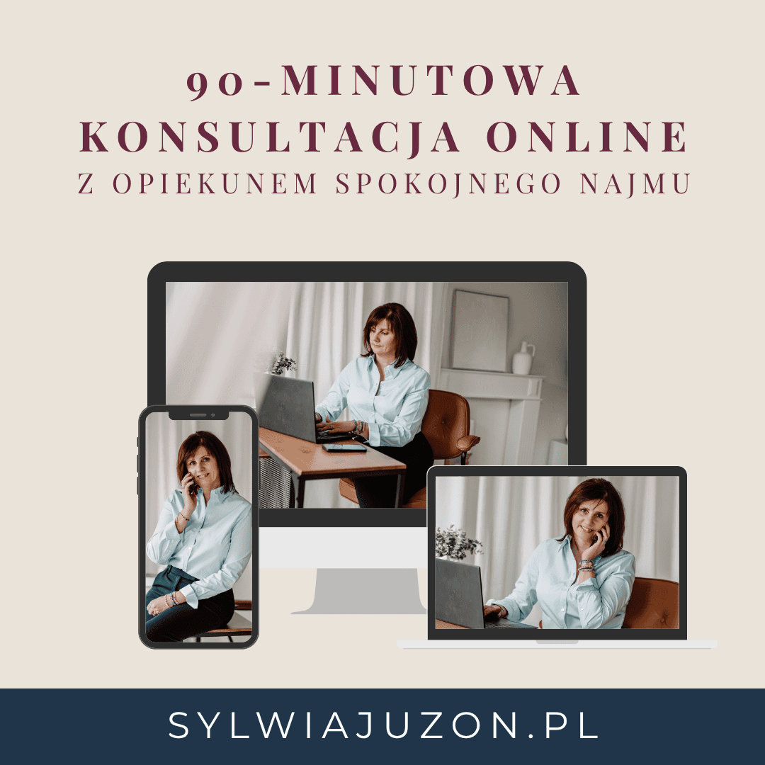 system spokojnego najmu sylwia juzoń ebook + konsultacja 30min (20) konsultacja 30min UNIDOM INVEST Sylwia Juzoń